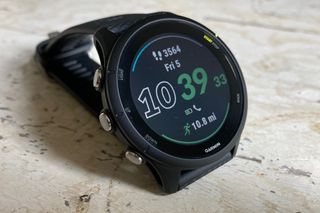 Garmin Forerunner 255 on a table